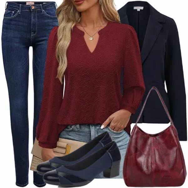 Herbst Outfits Damen Komplette Outfit