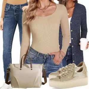 Herbst Outfits Komplette Outfit für Frauen