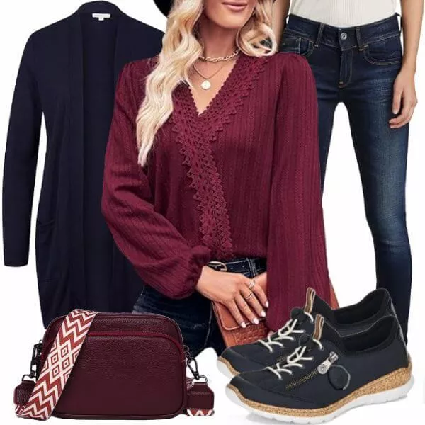 Herbst Outfits Komplette Outfit für Frauen