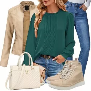 Herbst Outfits Komplette Outfit für Frauen