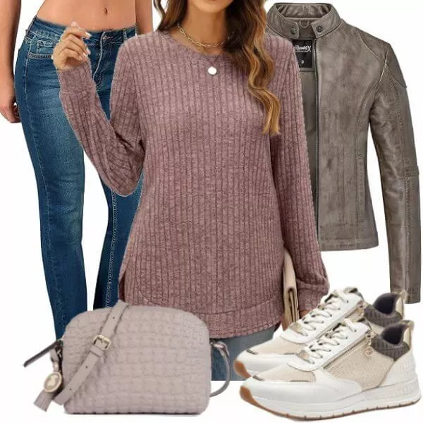 Herbst Outfits Frauenoutfits Für Herbst