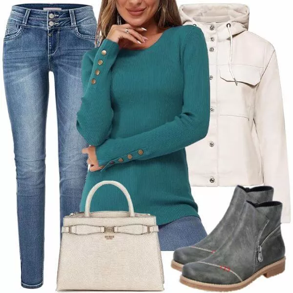 Herbst Outfits Komplette Outfit für Frauen