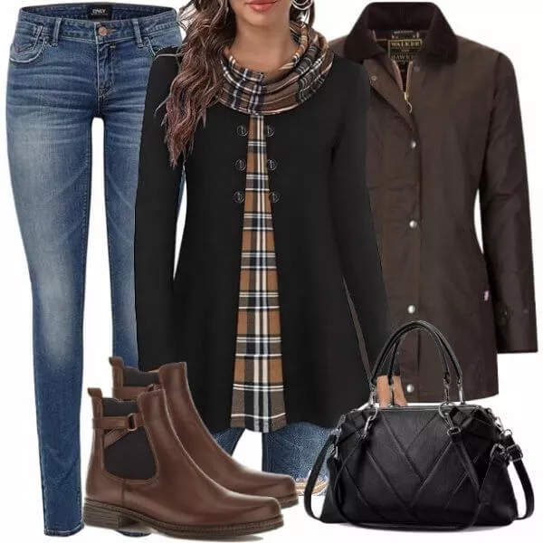 Herbst Outfits Komplette Outfit für Damen