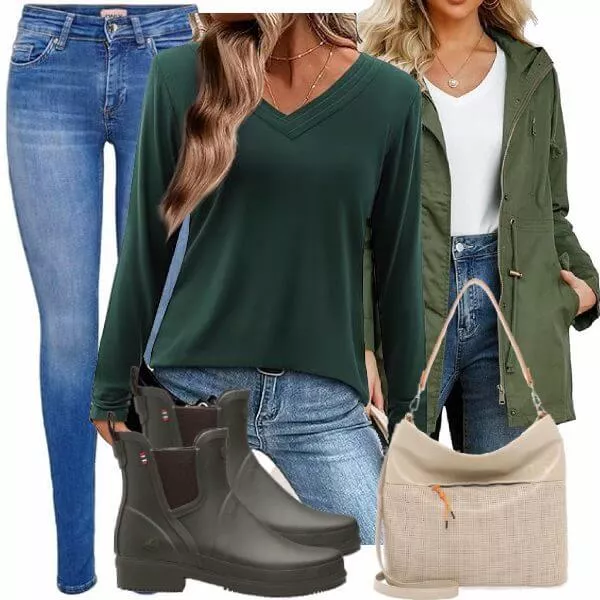 Herbst Outfits Damen Komplette Outfit