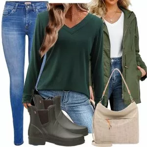 Herbst Outfits Damen Komplette Outfit