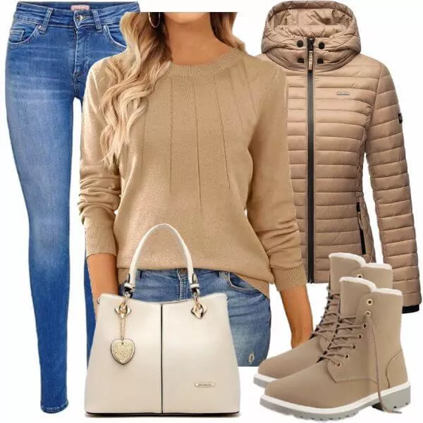 Herbst Outfits Damen Komplette Outfit