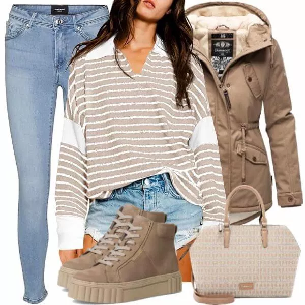 Herbst Outfits Komplette Outfit für Frauen