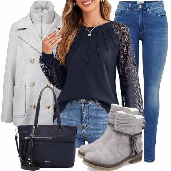 Herbst Outfits Damen Komplette Outfit