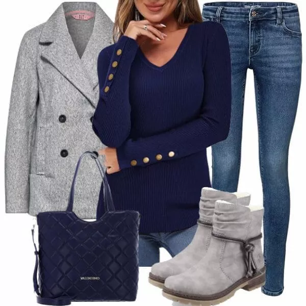 Herbst Outfits Damen Komplette Outfit