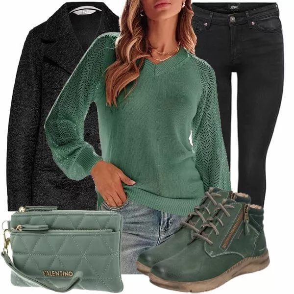 Herbst Outfits Damen Komplette Outfit