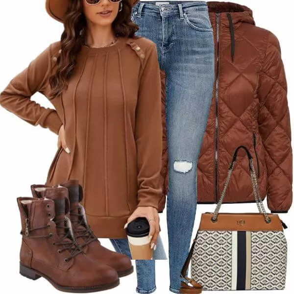 Herbst Outfits Komplette Outfit für Frauen