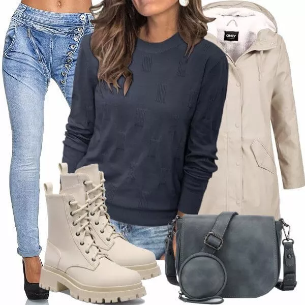 Herbst Outfits Damen Komplettoutfit