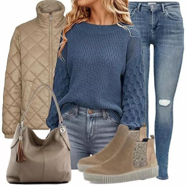 Herbst Outfits Komplette Outfit für Frauen