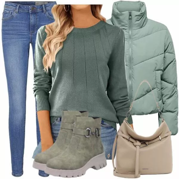 Herbst Outfits Damen Komplette Outfit