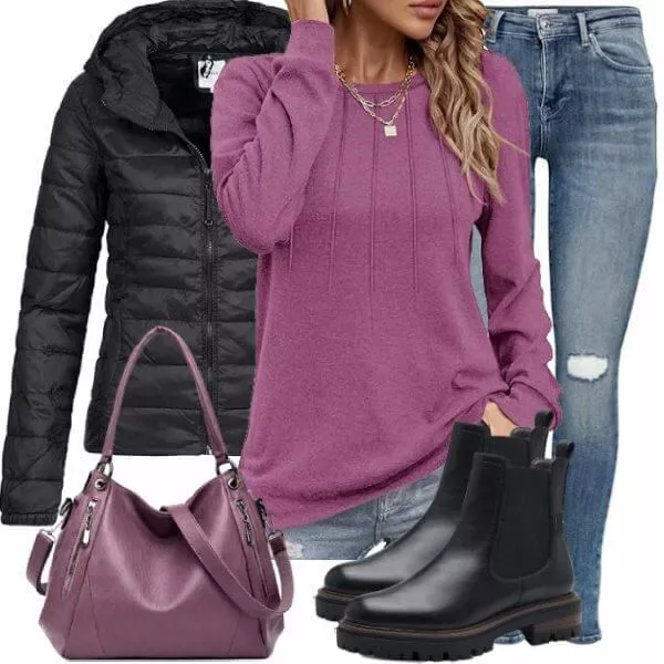 Herbst Outfits Damen Komplette Outfit