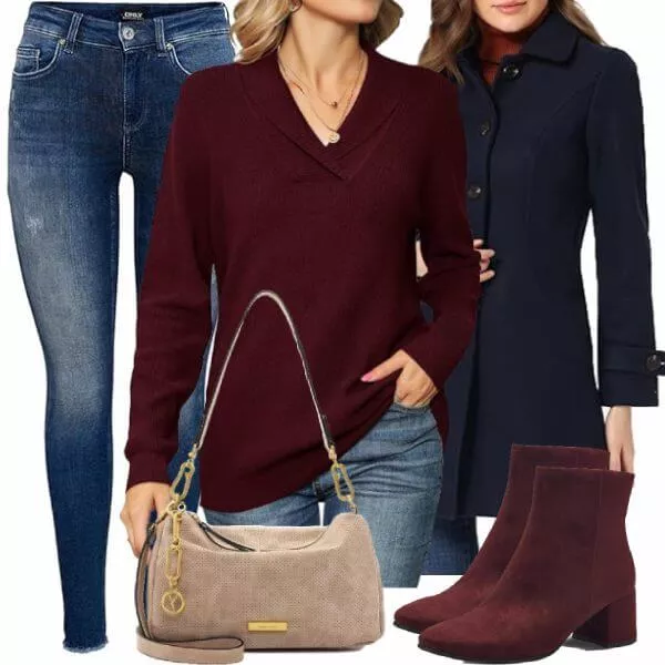 Herbst Outfits Komplette Outfit für Frauen