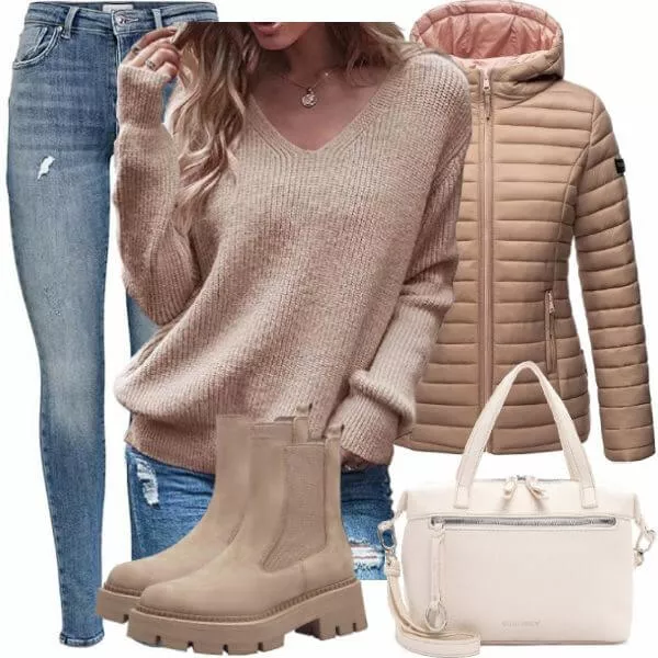 Herbst Outfits Damen Komplette Outfit