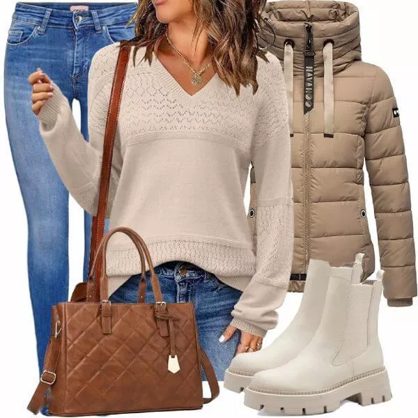 Winter Outfits Damenoutfit für Winter