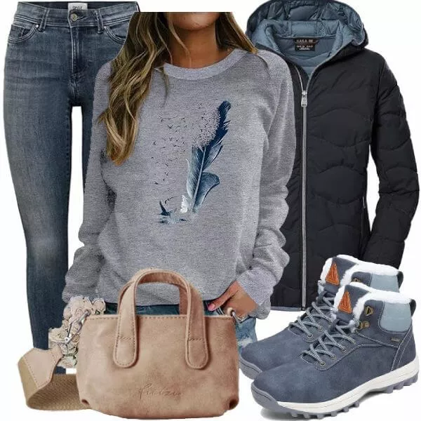 Winter Outfits Komplette Outfit für Damen