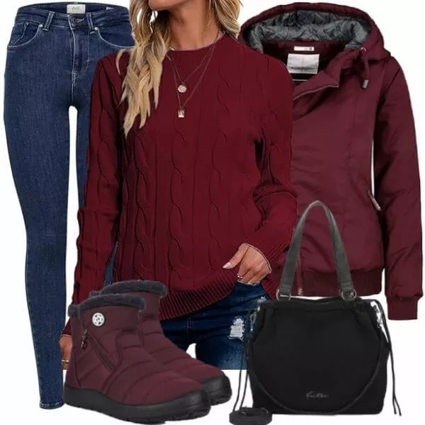 Winter Outfits Komplette Outfit für Frauen