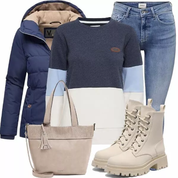 Winter Outfits Damen Komplette Outfit