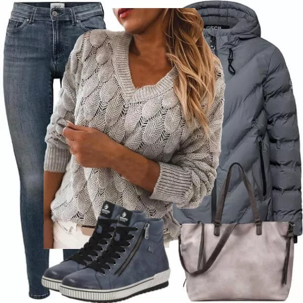 Winter Outfits Komplette Outfit für Damen