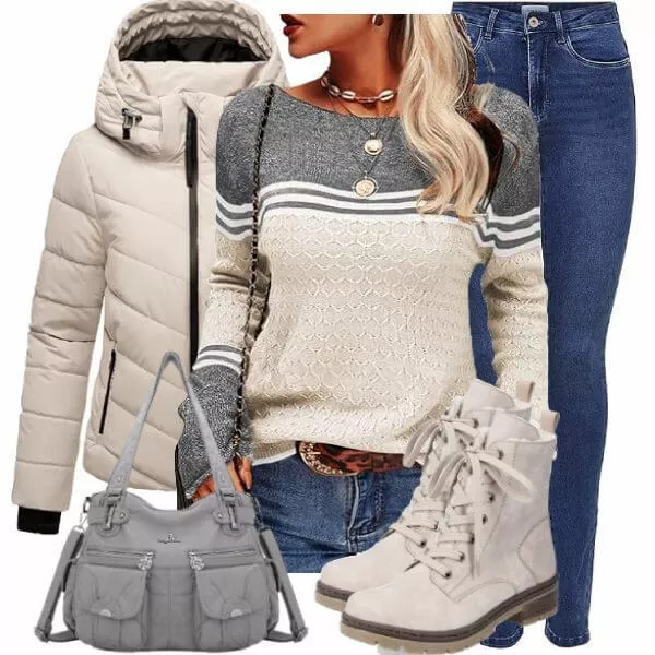 Winter Outfits Komplette Outfit für Frauen