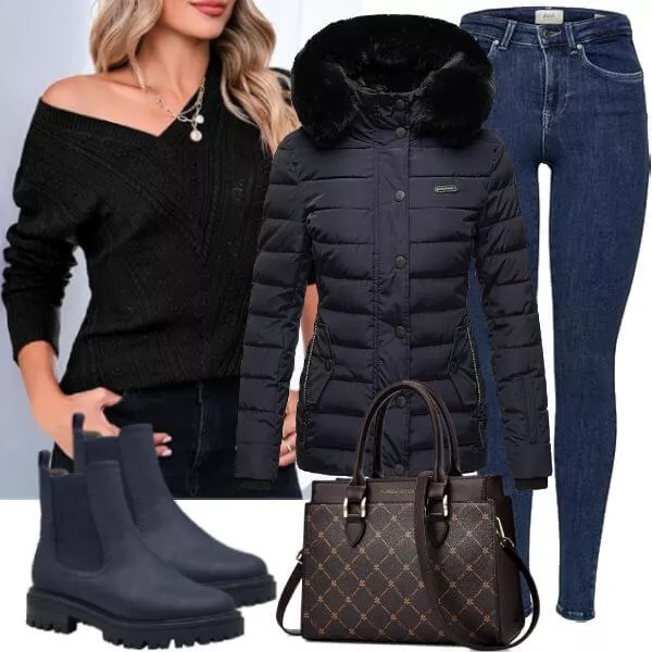 Winter Outfits Komplette Outfit für Frauen