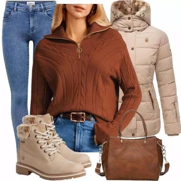 Winter Outfits Komplette Outfit für Frauen