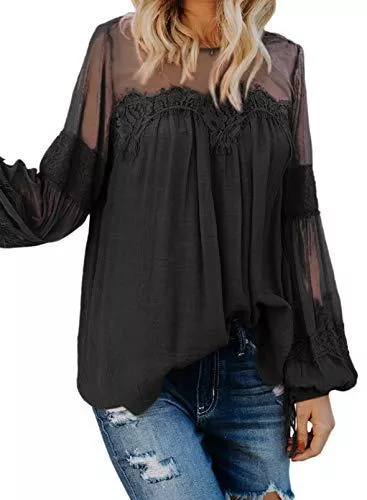 Biucly Blusen & Tuniken Biucly Damen Sommerkleid mit Blumenmuster, Spaghettiträger, ärmellos, locker Strandkleid, S-XL