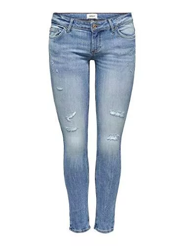 ONLY Jeans ONLY Female Skinny Fit Jeans ONLCoral SL Destroy