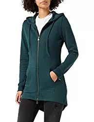 Urban Classics Strickjacken Urban Classics Damen Sweatshirt Jacke, Sweat Parka Kapuzenpullover mit Zipper, erhältlich in 8 Farben, Größe XS bis 5XL
