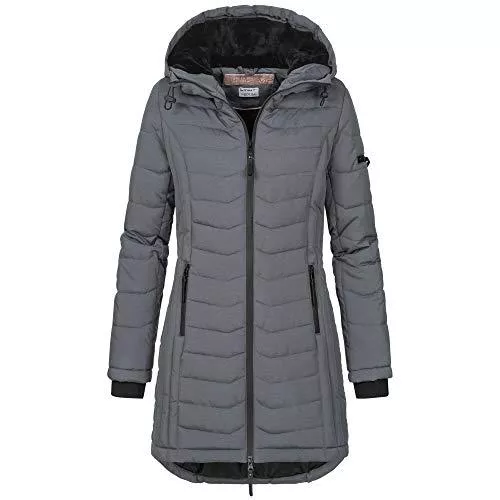 Sublevel Mäntel Sublevel Damen Mantel Winterjacke warme Jacke Outdoorjacke mit Kapuze sportlicher Damen Mädchen Parka S M L XL XXL
