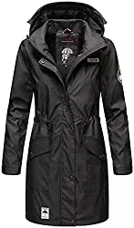 Navahoo Mäntel Navahoo Damen Regen Jacke Winterjacke wasserabweisend Outdoor lang B678