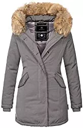 MARIKOO Mäntel MARIKOO Damen Winter Jacke Parka Mantel Winterjacke warm gefüttert B362