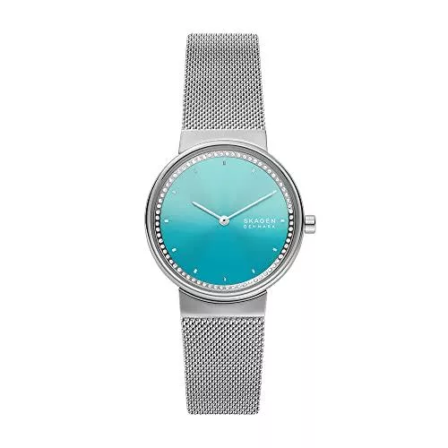 SKAGEN Uhren SKAGEN Womens Analog Quartz Uhr mit Stainless Steel Armband SKW2983