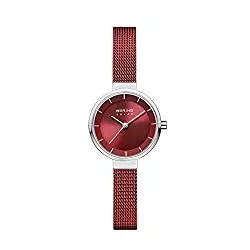 BERING Uhren BERING Damen Analog Solar Collection Armbanduhr mit Edelstahl Armband und Saphirglas 14627-303