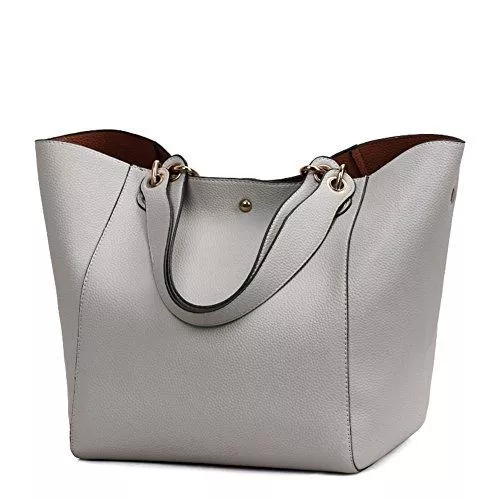Valleycomfy Taschen & Rucksäcke Valleycomfy Damen Tasche Einkaufstasche Pu Leder Handtasche Schultertasche