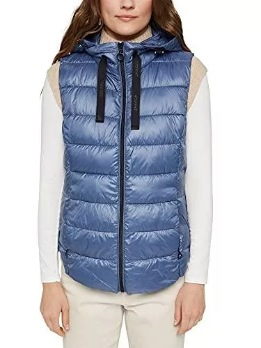 ESPRIT Westen ESPRIT Recycelt: ultra-light Steppweste mit Kapuze