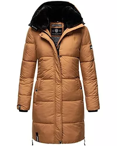 MARIKOO Mäntel MARIKOO warme Damen Winter Jacke Winterjacke Parka Stepp Mantel lang B892