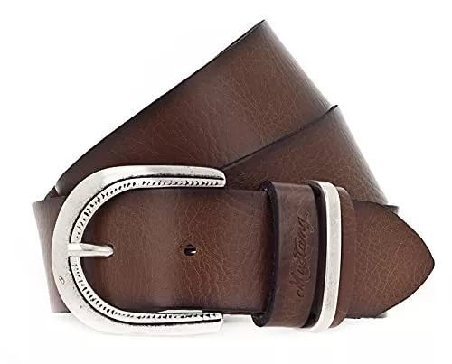 MUSTANG Gürtel MUSTANG Gürtel Damen 35 mm Leather Belt Damengürtel Ledergürtel