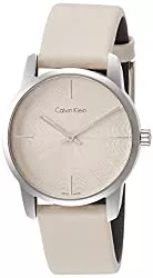 Calvin Klein Uhren Calvin Klein Damen Analog Quarz Uhr mit Leder Armband K2G231XH