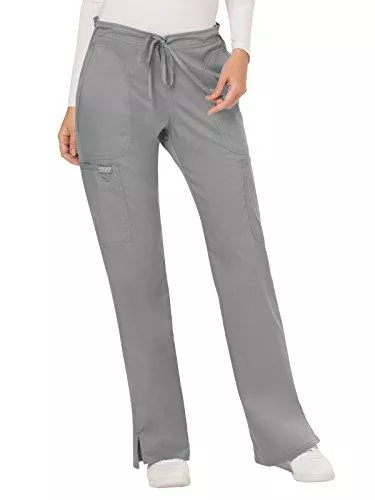 CHEROKEE Hosen CHEROKEE Damen Mid Rise Hose, mit Kordel zum Zuziehen Mid Rise Moderate Flare Drawstring Pant Tall