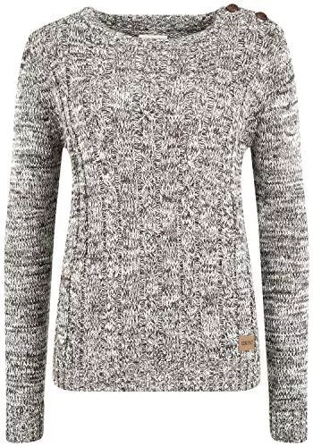 OXMO Pullover & Strickmode OXMO Phia Damen Strickpullover Grobstrick Pullover