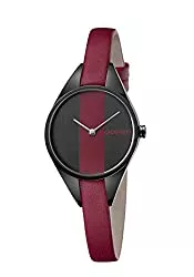 Calvin Klein Uhren Calvin Klein Damen Analog Quarz Uhr mit Leder Armband K8P237U1