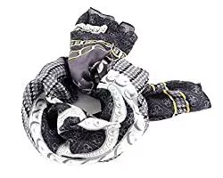 GUESS Schals & Tücher Guess Printed Kefiah Scarf Coal