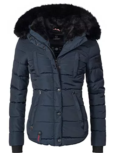MARIKOO Jacken MARIKOO Damen Winter Jacke Steppjacke Lotusblüte (vegan hergestellt) XS-XXL