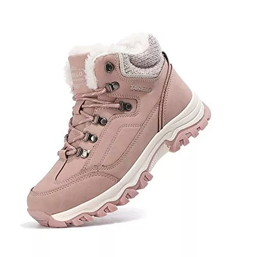 TARELO Stiefel TARELO Winterstiefel Damen WinterSchuhe Gefüttert Wanderschuhe Stiefel Rutschfest Stiefelette Boots Arbeitsstiefel Outdoor Schneestiefel Größe 36-41