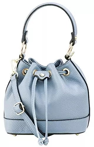 SH Leder Taschen & Rucksäcke SH Leder Schnürbeutel echt Leder Hobo Bag Beuteltasche Umhängetasche Rindledertasche Damen 20x17cm Kiara G578