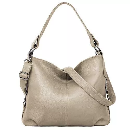 YALUXE Taschen & Rucksäcke YALUXE Handtasche Damen stilvoll aus Echtleder Crossbody Tasche Tote